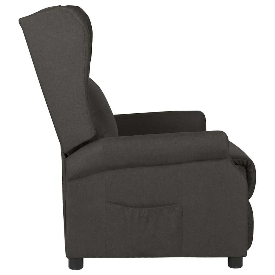 Fauteuil inclinable Taupe Tissu - 3