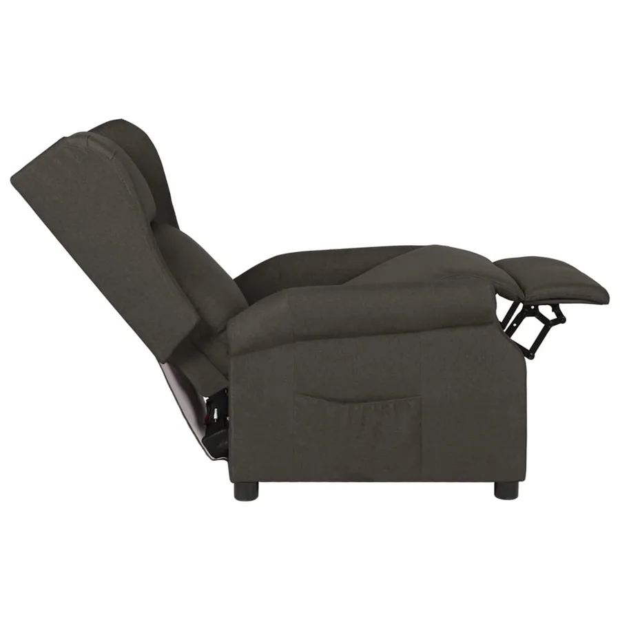 Fauteuil inclinable Taupe Tissu - 6