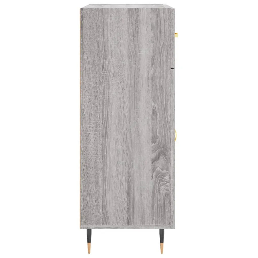 Buffet sonoma gris 69,5x34x90 cm bois d'ingénierie - 7