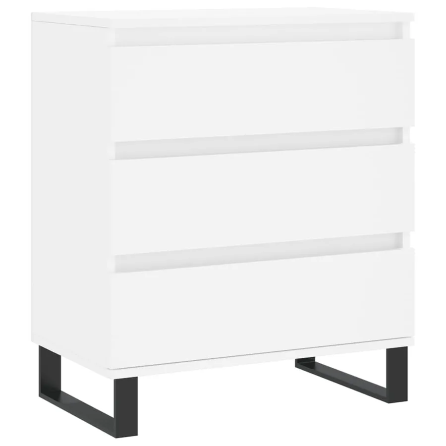 Buffet Blanc 60x35x70 cm Bois d'ingénierie - 2