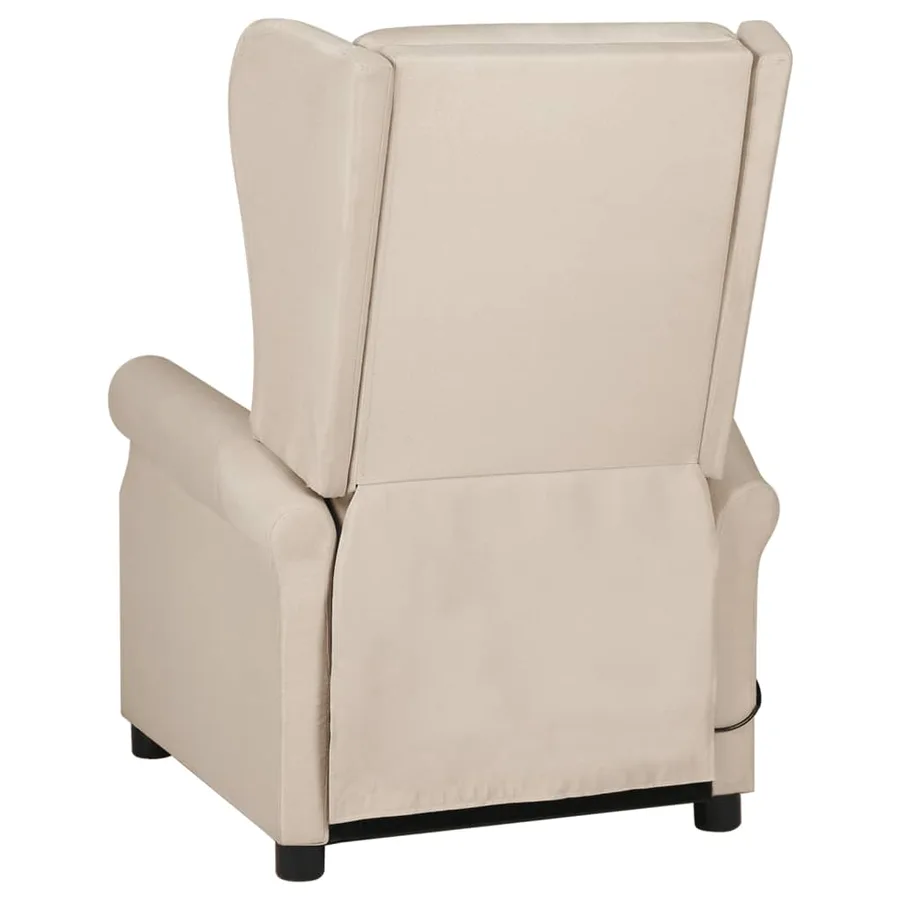 Fauteuil de massage Crème Tissu - 4