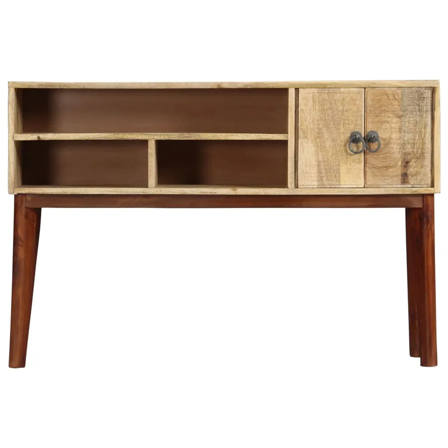 Table console 115x30x76 cm Bois de manguier massif brut - 2