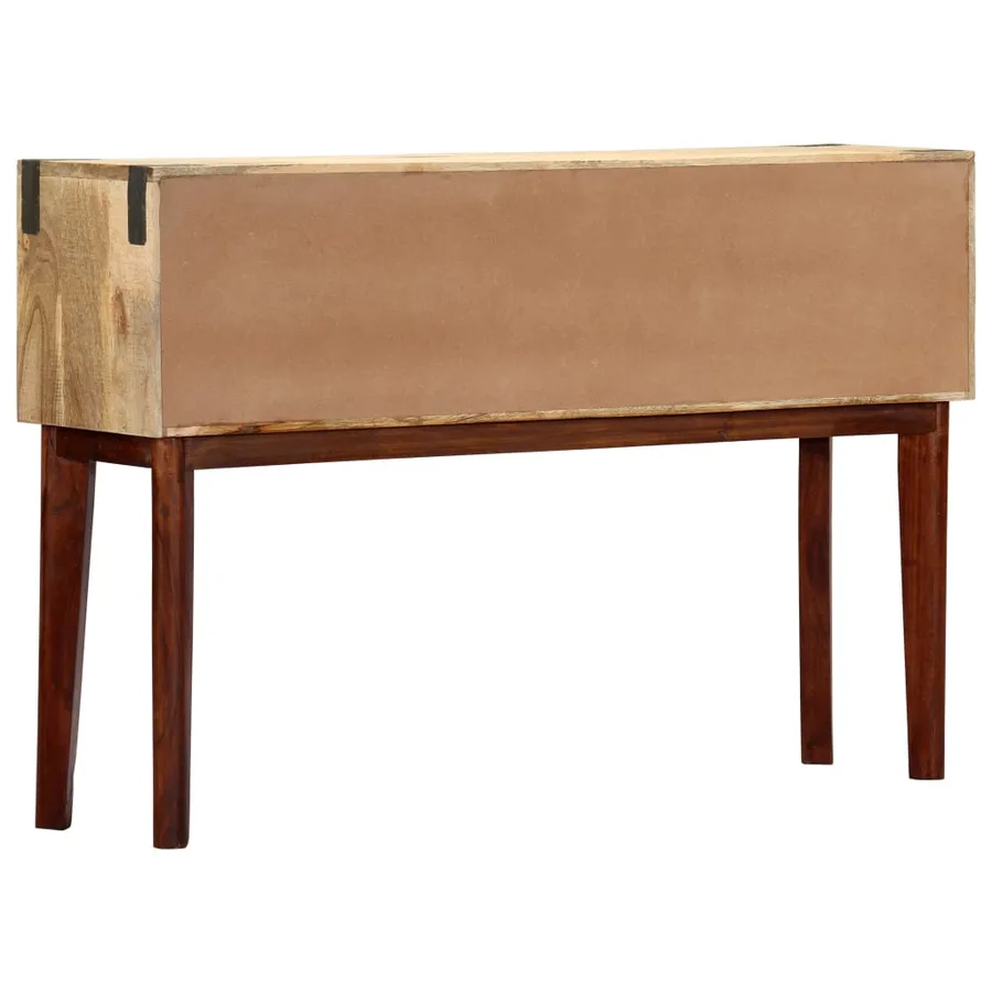 Table console 115x30x76 cm Bois de manguier massif brut - 3