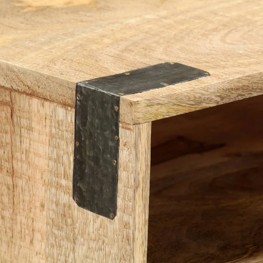 Table console 115x30x76 cm Bois de manguier massif brut - 5