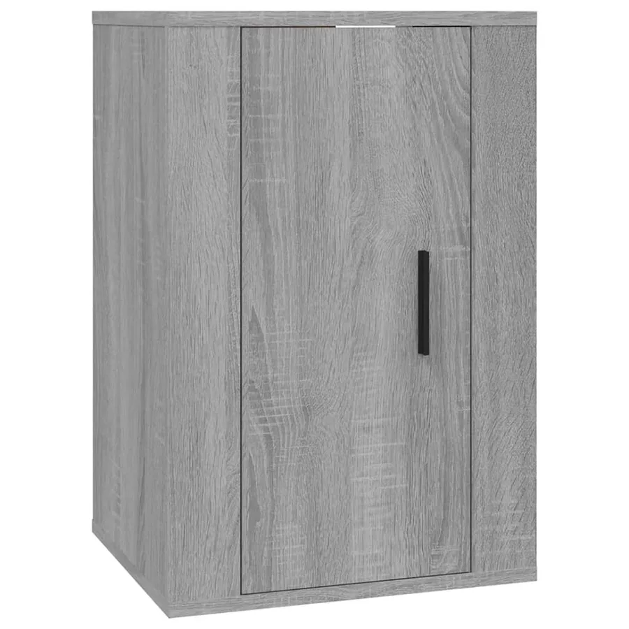 Meubles TV muraux 2 pcs Sonoma gris 40x34,5x60 cm - 4
