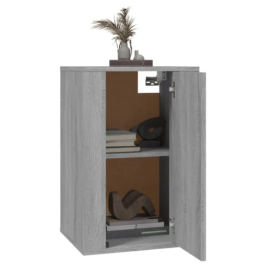 Meubles TV muraux 2 pcs Sonoma gris 40x34,5x60 cm - 9