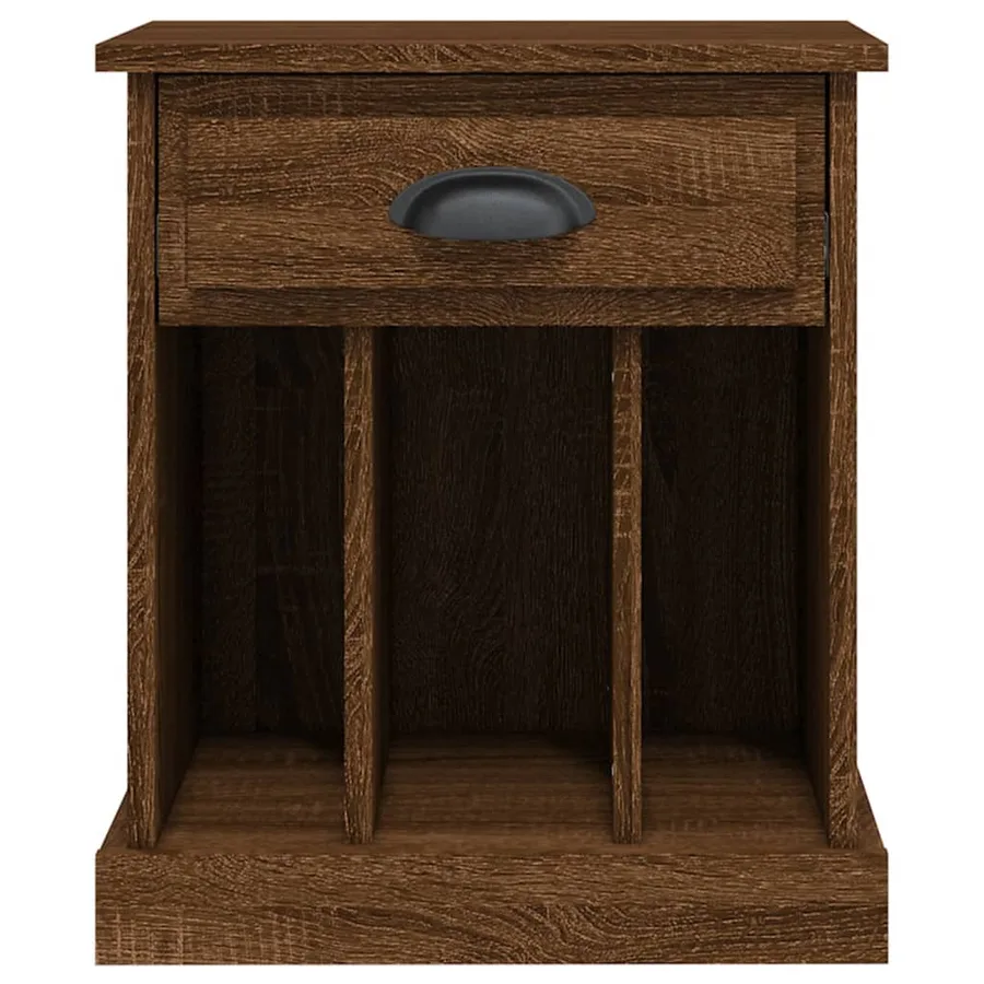Tables de chevet 2 pcs chêne marron 43x36x50 cm - 8