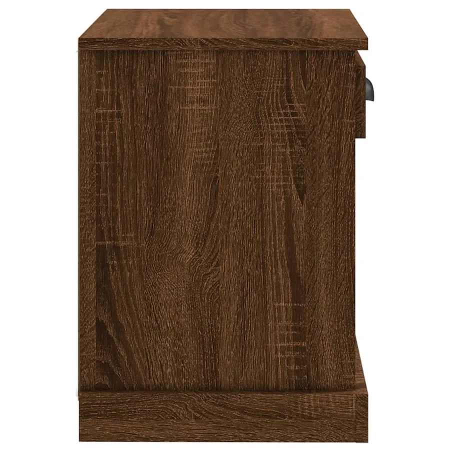 Tables de chevet 2 pcs chêne marron 43x36x50 cm - 9