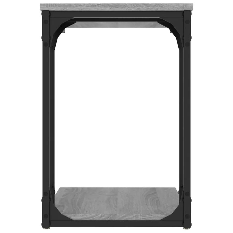 Table d'appoint Sonoma gris 50x35x52 cm Bois d'ingénierie - 5