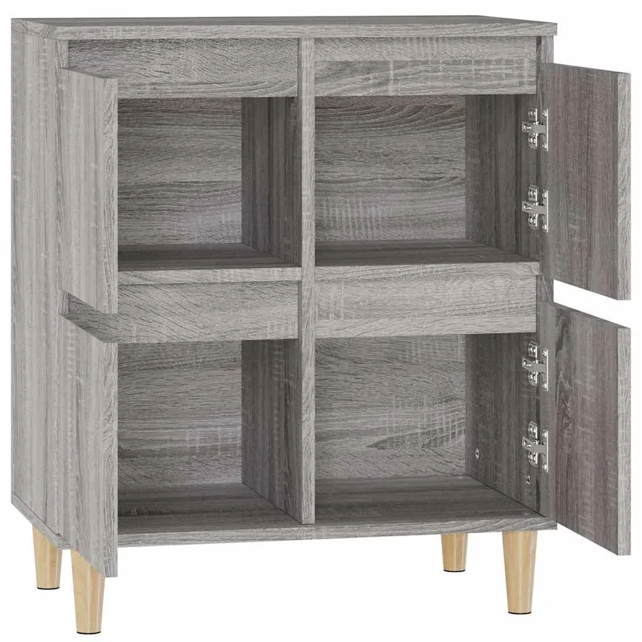 Buffet Sonoma gris 60x35x70 cm Bois d'ingénierie - 8