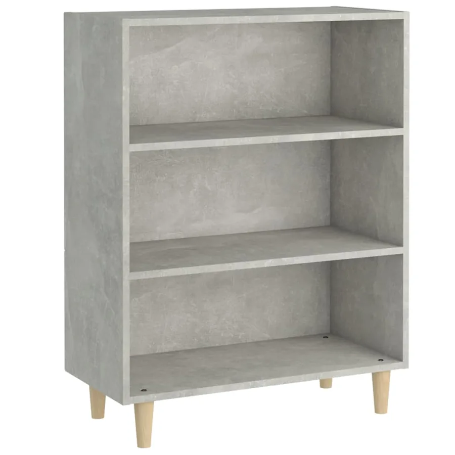 Buffet Gris béton 69,5x32,5x90 cm Bois d'ingénierie - 2