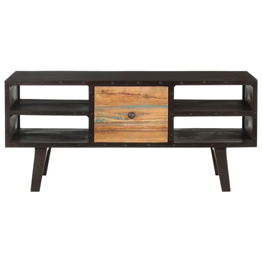 Table basse 100x50x45 cm Bois de récupération massif - 2