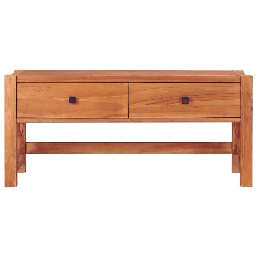 Meuble TV 100x40x45 cm Bois de teck - 3