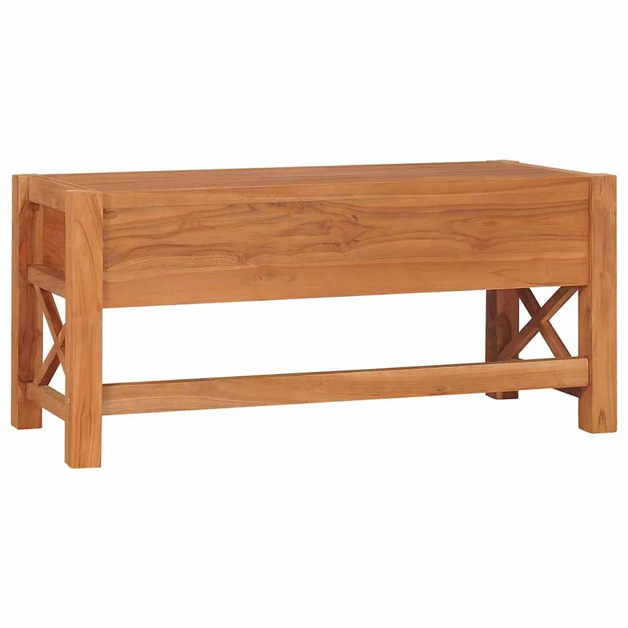 Meuble TV 100x40x45 cm Bois de teck - 5