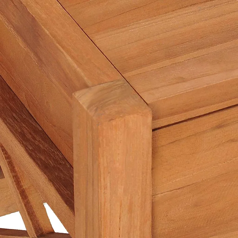 Meuble TV 100x40x45 cm Bois de teck - 7