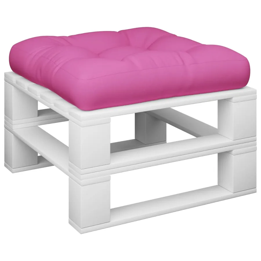 Coussin de palette Rose 50x50x12 cm tissu - 3