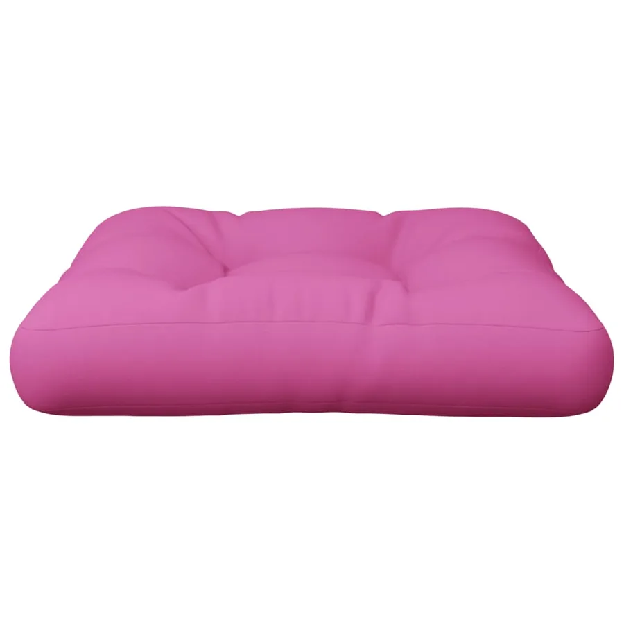 Coussin de palette Rose 50x50x12 cm tissu - 5