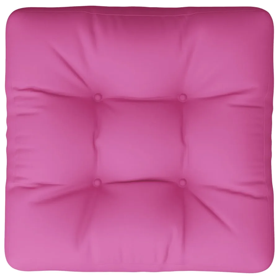 Coussin de palette Rose 50x50x12 cm tissu - 6