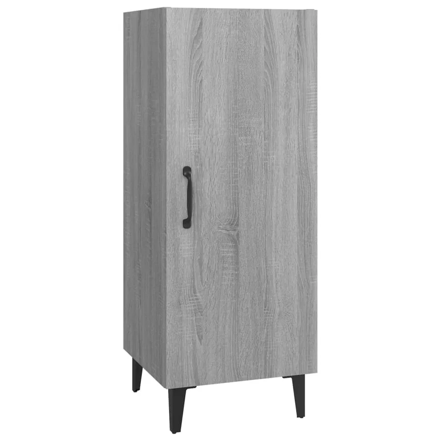 Buffet Sonoma gris 34,5x34x90 cm Bois d'ingénierie - 2