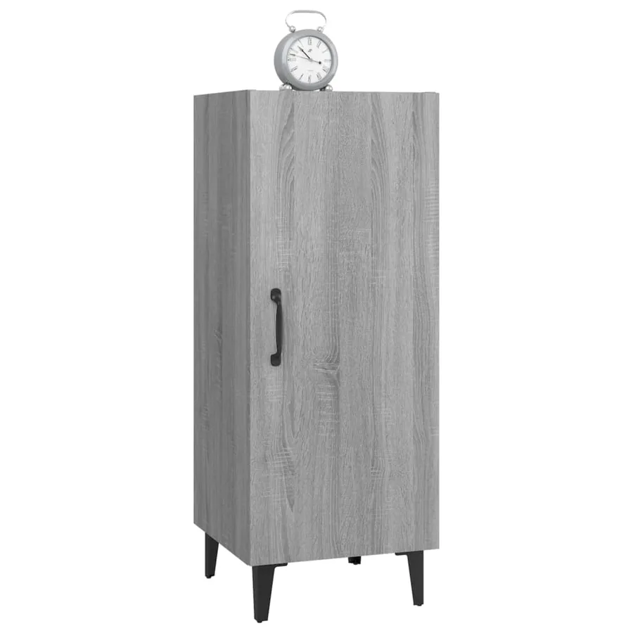 Buffet Sonoma gris 34,5x34x90 cm Bois d'ingénierie - 5