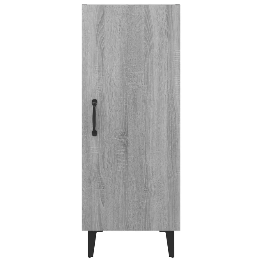 Buffet Sonoma gris 34,5x34x90 cm Bois d'ingénierie - 6