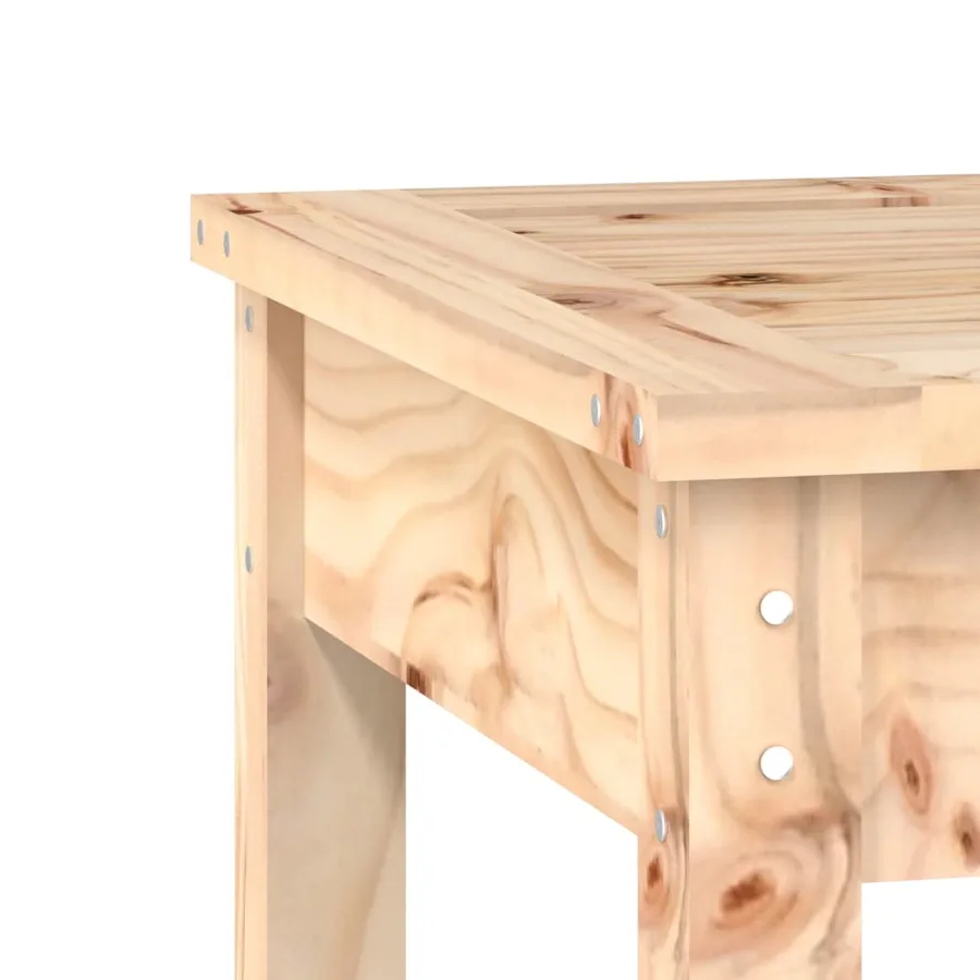 Banc de jardin 50x44x45 cm bois massif de pin - 6