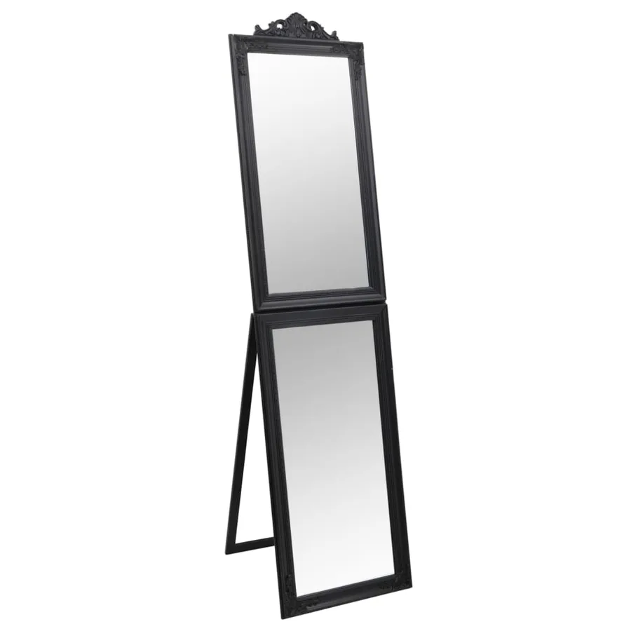 Miroir sur pied Noir 50x200 cm - 2