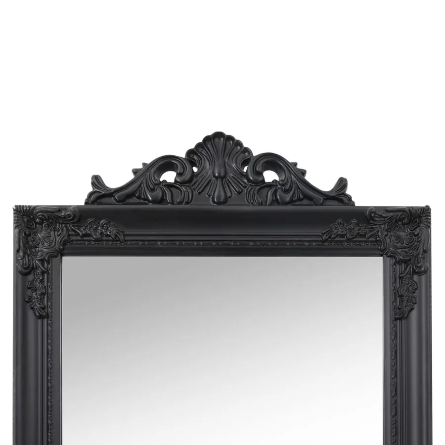 Miroir sur pied Noir 50x200 cm - 6