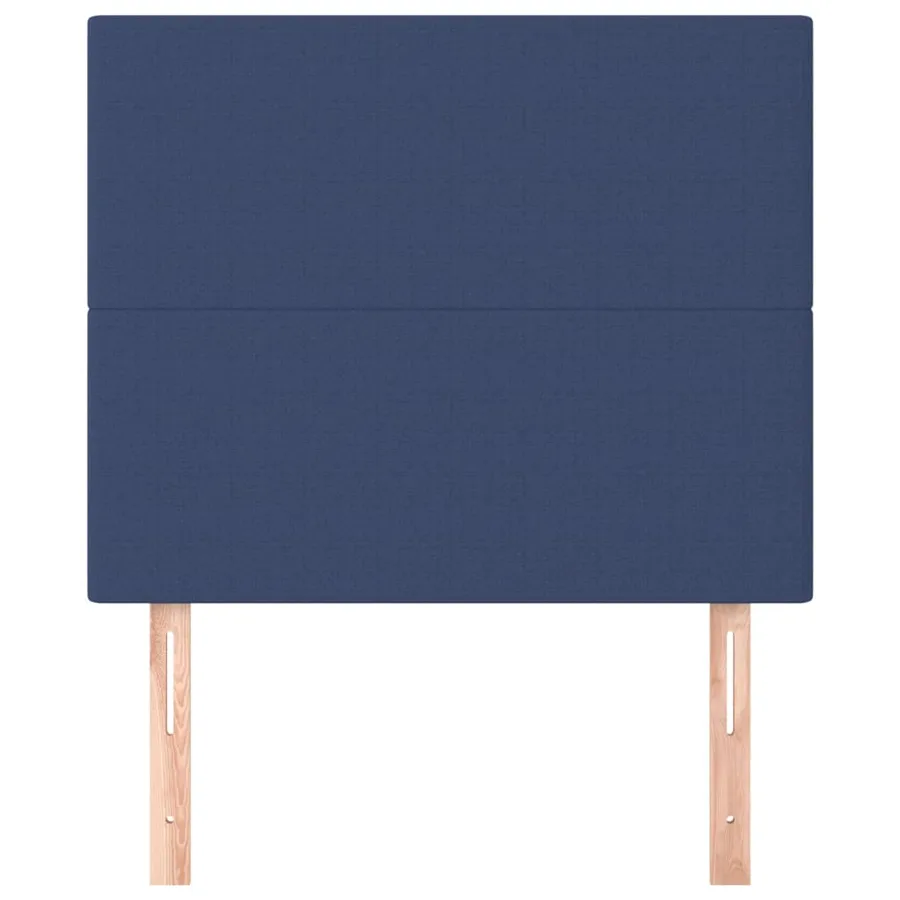 Tête de lit Bleu 100x5x118/128 cm Tissu - 3