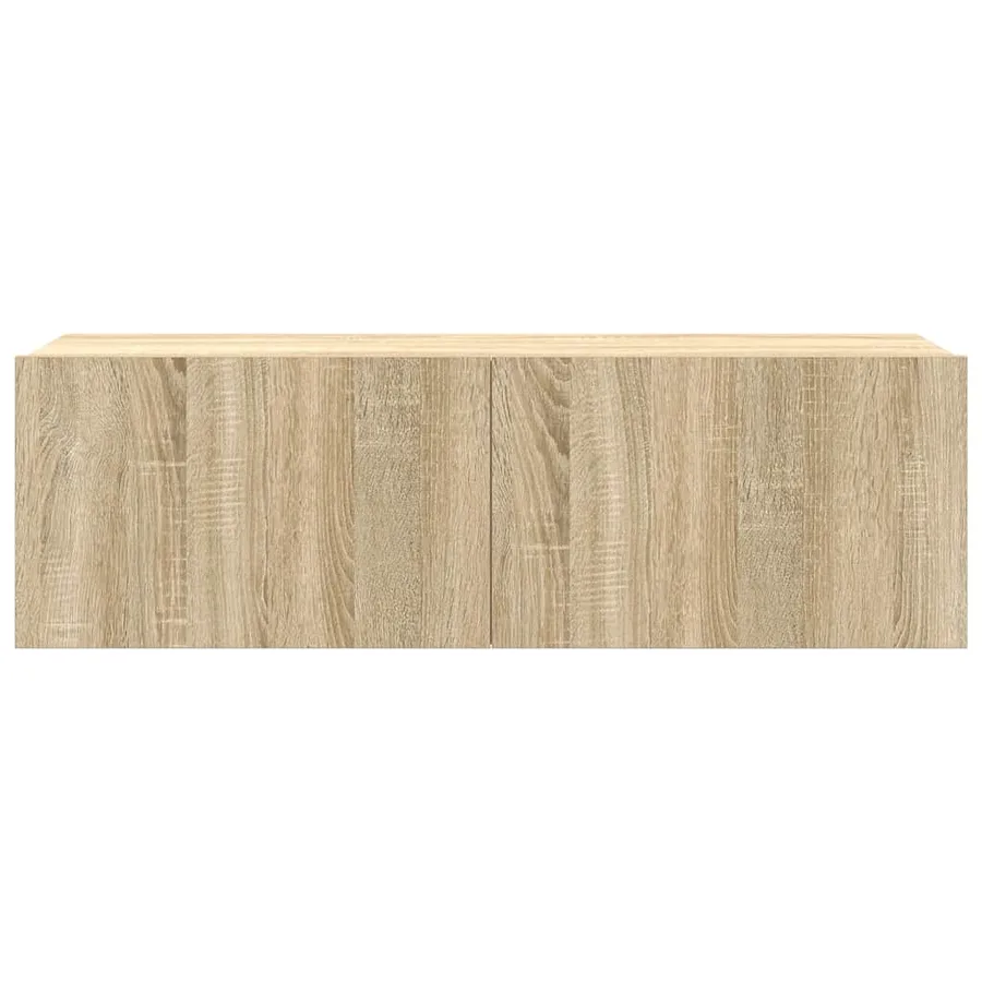 Ensemble de meubles TV 4 pcs Chêne sonoma Bois d'ingénierie - 9