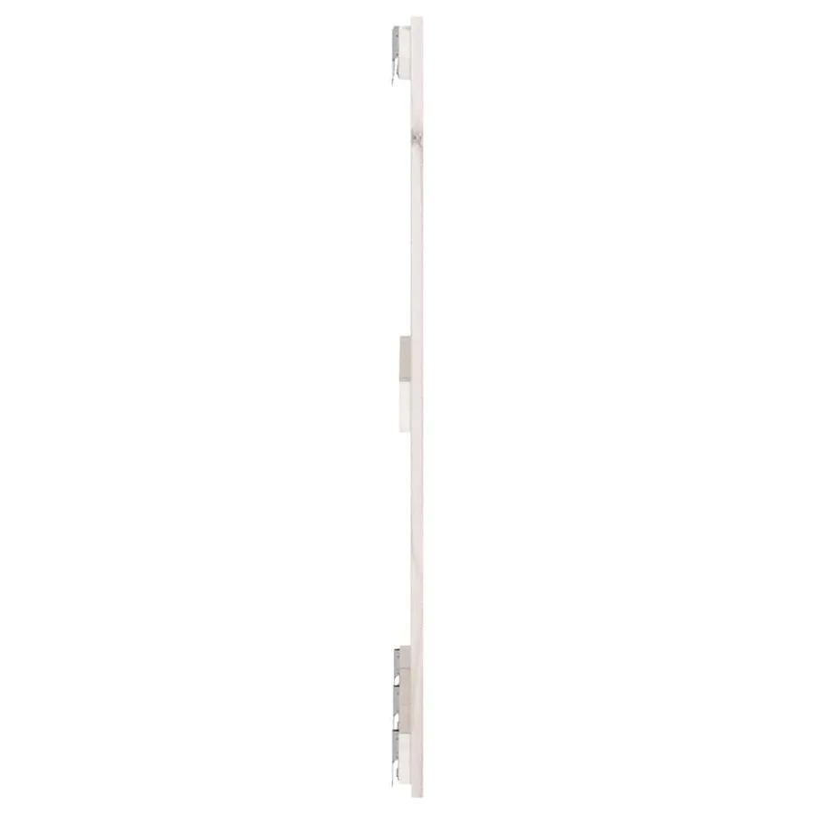 Tête de lit murale Blanc 185x3x90 cm Bois massif de pin - 5