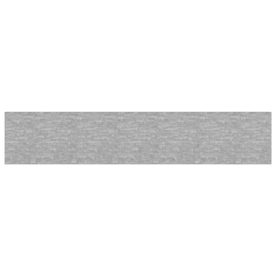 Étagère murale flottante Gris béton 120x23,5x3,8 cm MDF - 9