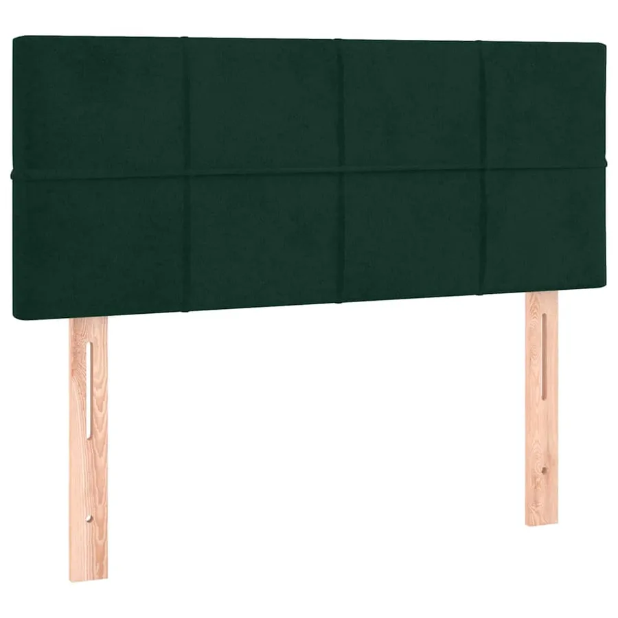 Sommier à lattes de lit avec matelas Vert foncé 90x200 cm - 6