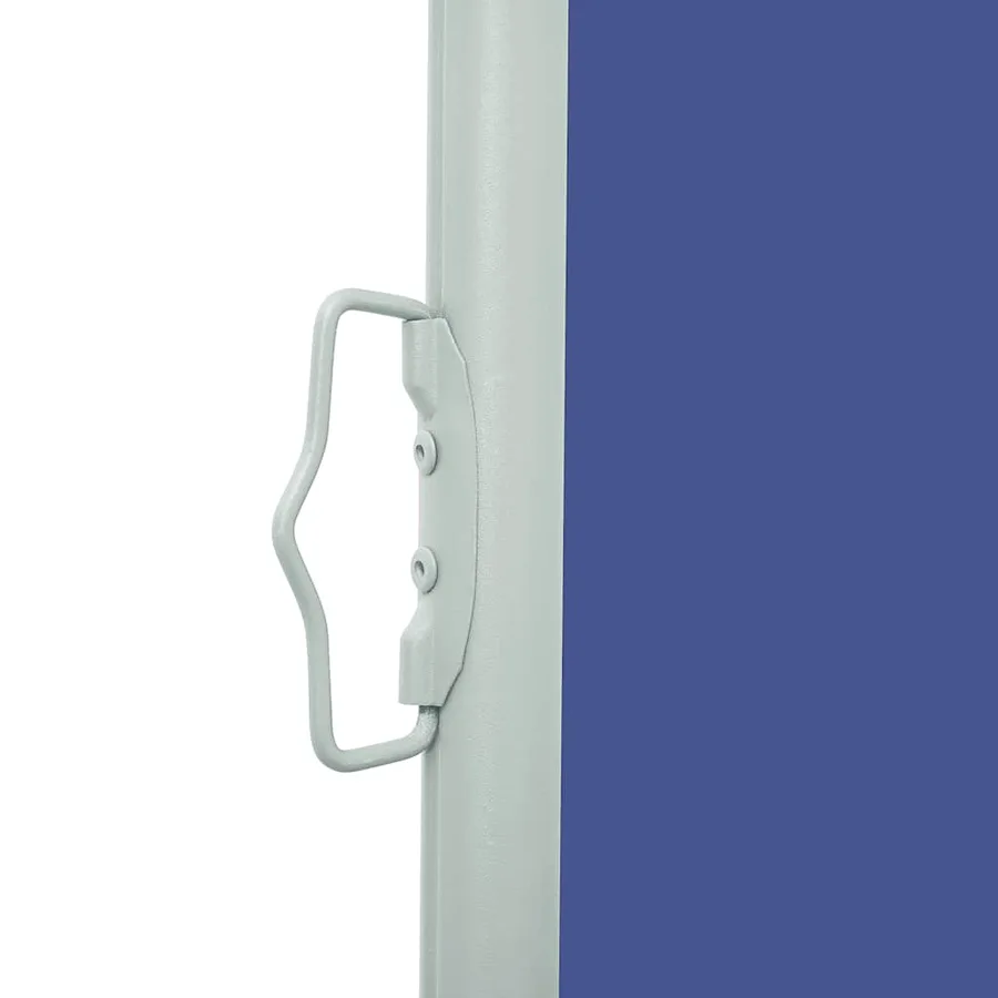 Auvent latéral rétractable de patio 140x500 cm Bleu - 10