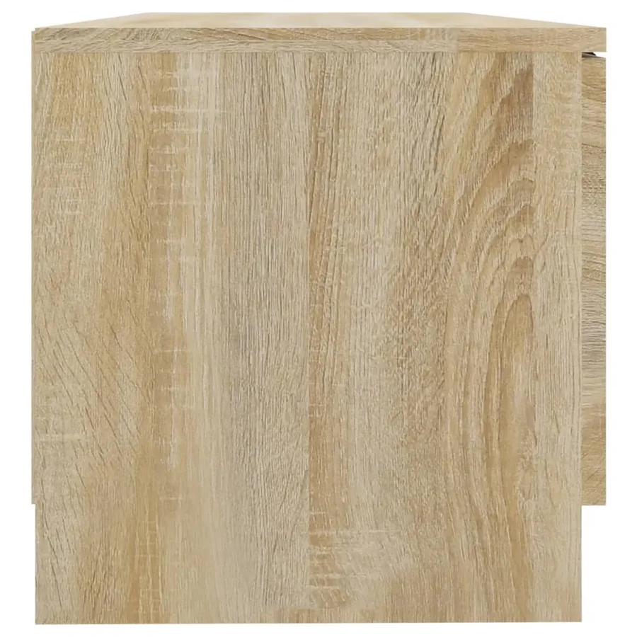 Meuble TV Chêne sonoma 80x35x36,5 cm Bois d'ingénierie - 6