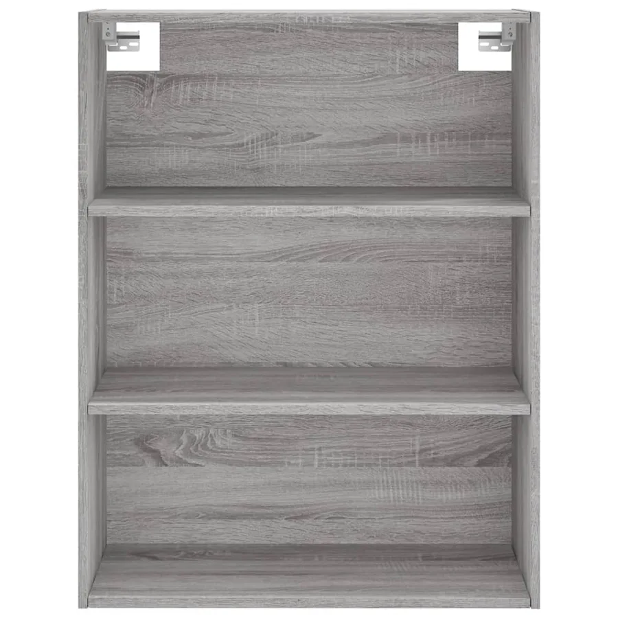 Buffet haut Sonoma gris 69,5x34x180 cm Bois d'ingénierie - 6
