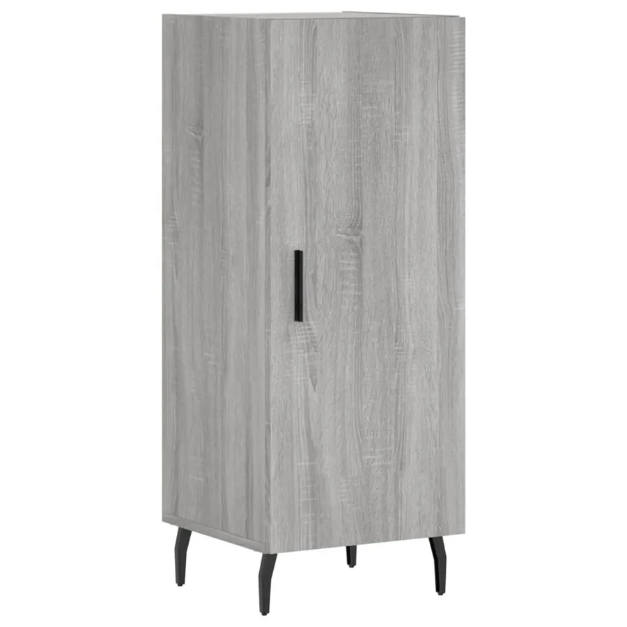 Buffet haut Sonoma gris 34,5x34x180 cm Bois d'ingénierie - 4