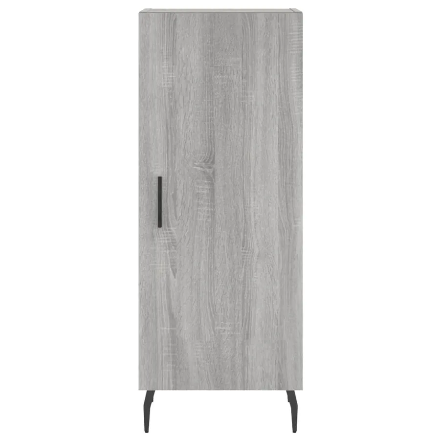 Buffet haut Sonoma gris 34,5x34x180 cm Bois d'ingénierie - 5