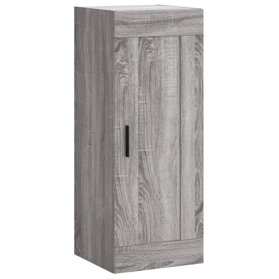 Buffet haut Sonoma gris 34,5x34x180 cm Bois d'ingénierie - 7