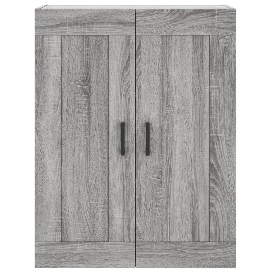 Buffet haut Sonoma gris 69,5x34x180 cm Bois d'ingénierie - 6