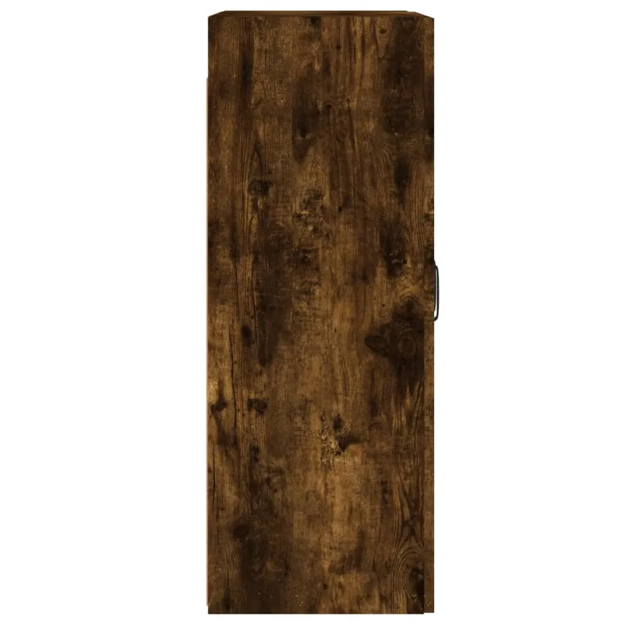 Armoires murales 2 pcs chêne fumé bois d'ingénierie - 8