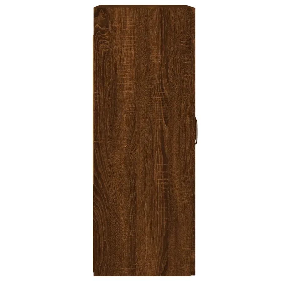 Armoires murales 2 pcs chêne marron bois d'ingénierie - 8
