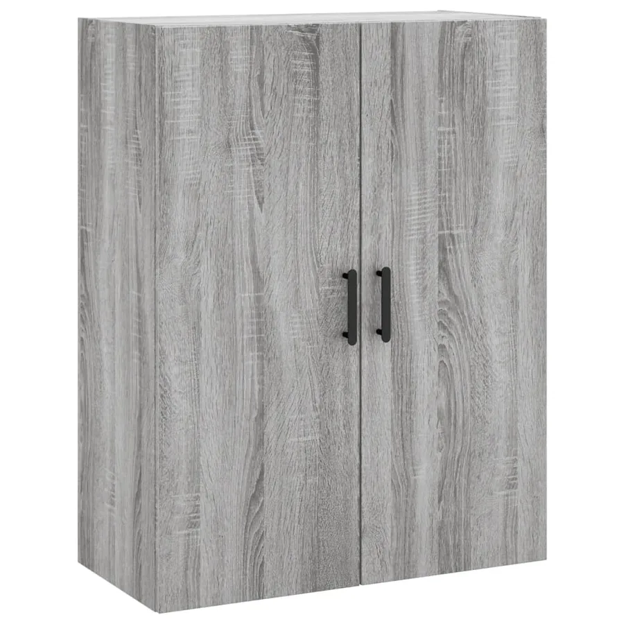 Buffet haut Sonoma gris 69,5x34x180 cm Bois d'ingénierie - 5