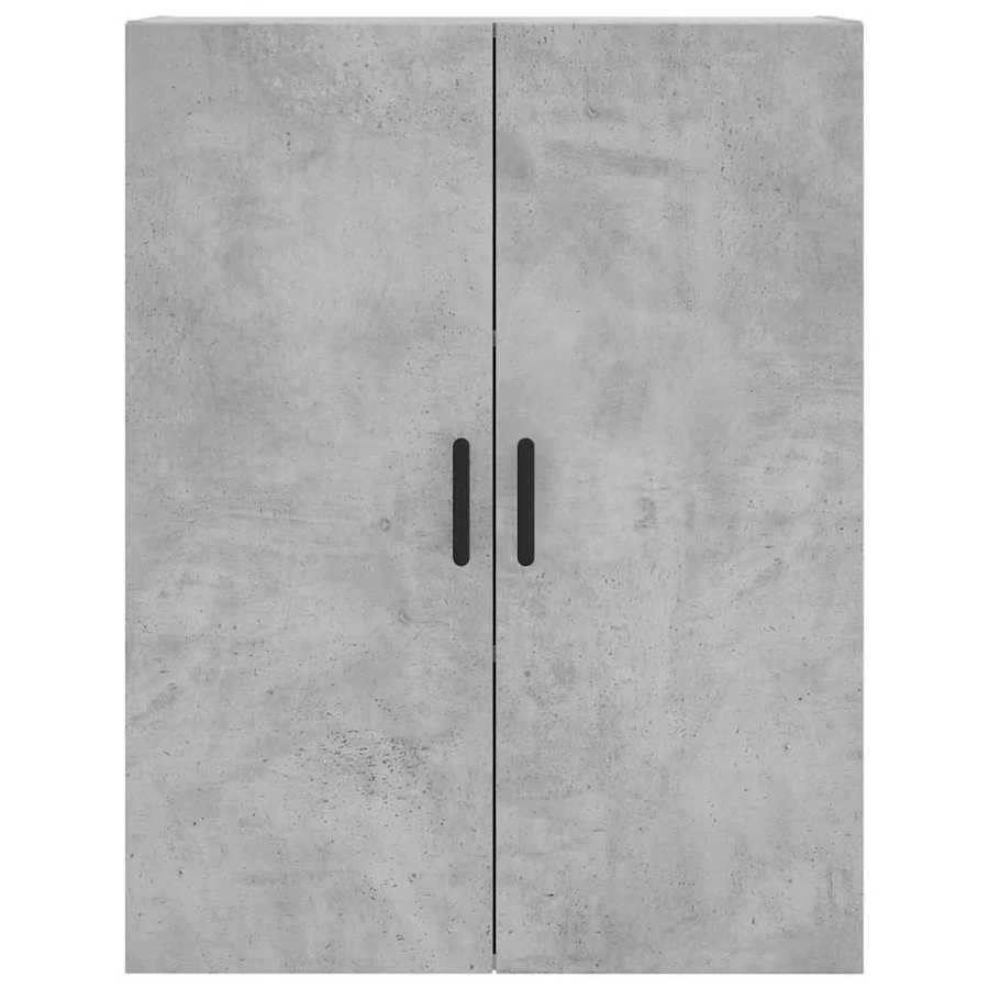 Buffet haut Gris béton 69,5x34x180 cm Bois d'ingénierie - 6