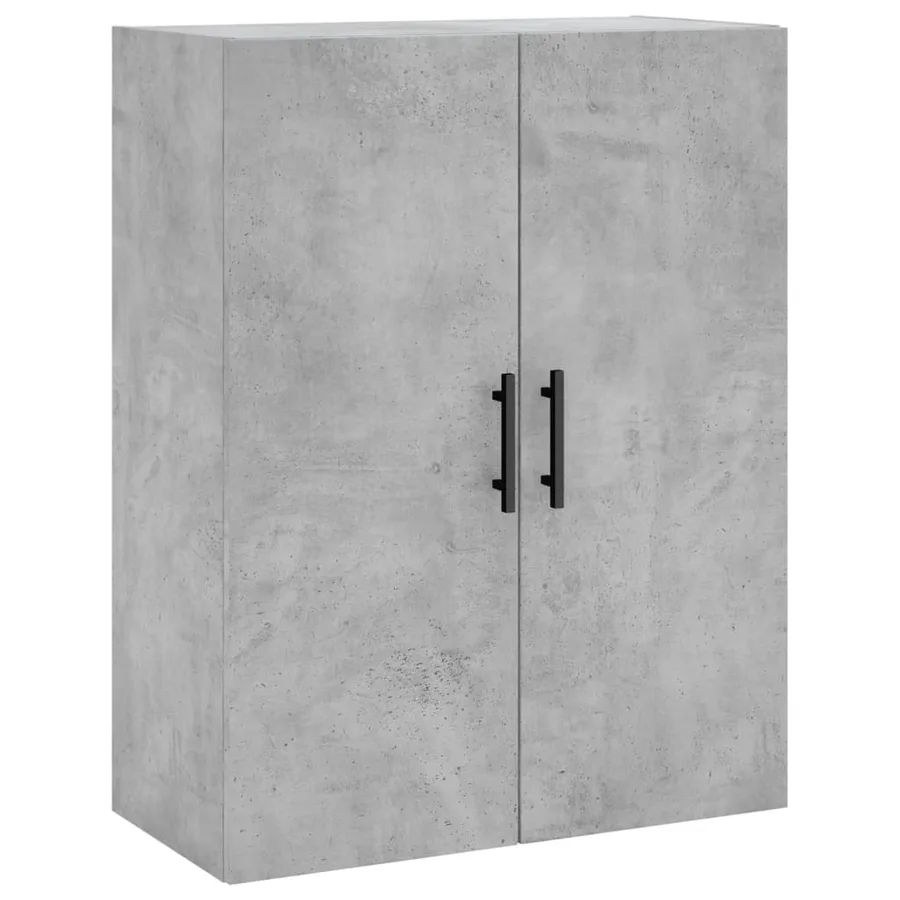 Armoires murales 2 pcs gris béton 69,5x34x90 cm - 5