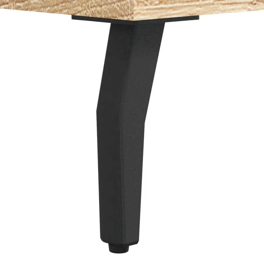 Buffet haut Chêne sonoma 69,5x34x180 cm Bois d'ingénierie - 11