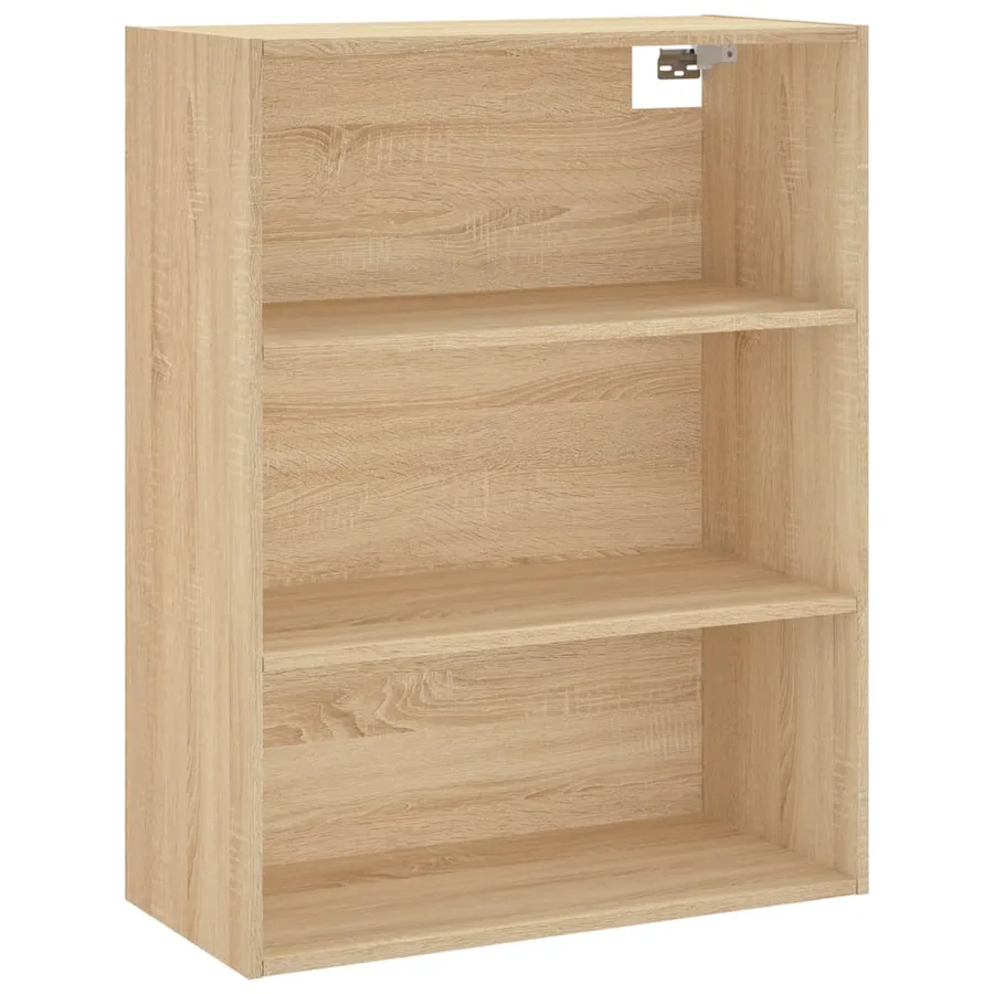 Buffet haut Chêne sonoma 69,5x34x180 cm Bois d'ingénierie - 5