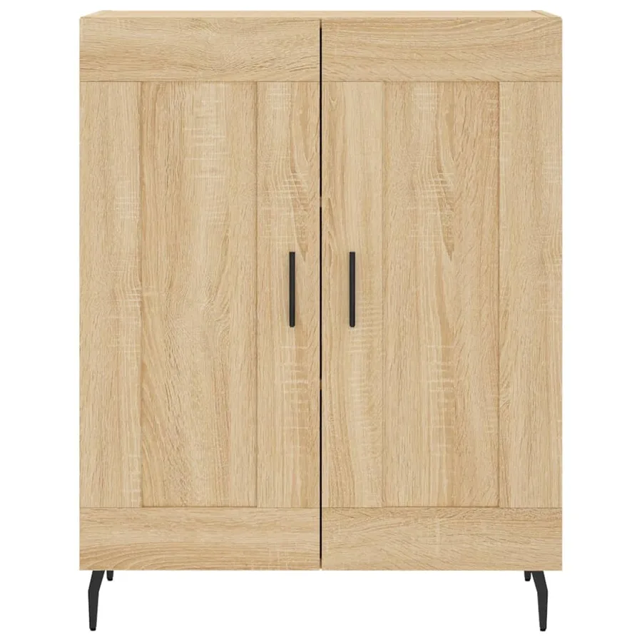 Buffet haut Chêne sonoma 69,5x34x180 cm Bois d'ingénierie - 8