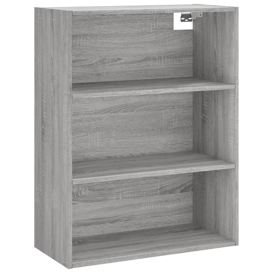 Buffet sonoma gris 69,5x32,5x180 cm bois d'ingénierie - 6