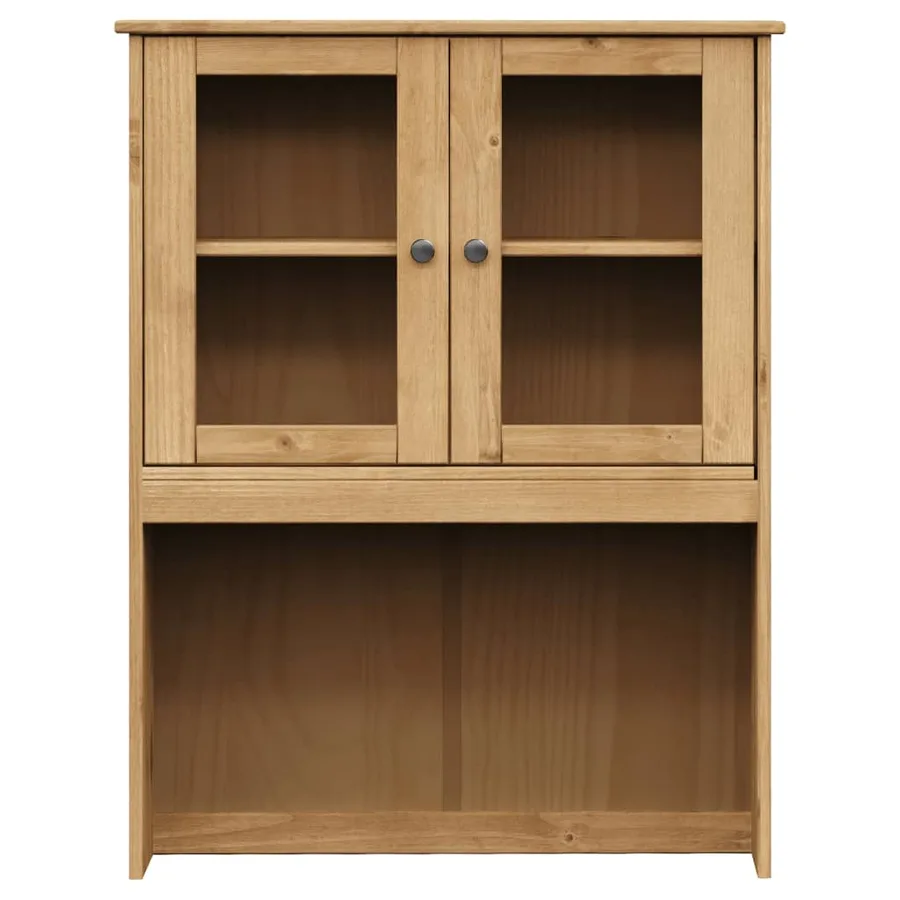 Buffet haut VIGO 78x40x175 cm bois massif de pin - 9